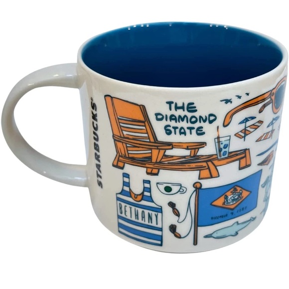 Starbucks Been There Series Delaware Mug 14oz – Diamond State – Collector Cup - Picture 2 of 3